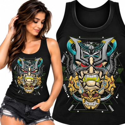 TANK TOP  ŚMIESZNY  DAMSKI MECHA G